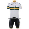 Set Fietsshirt + Korte Koersbroek 2022 Australië Nationaal Team